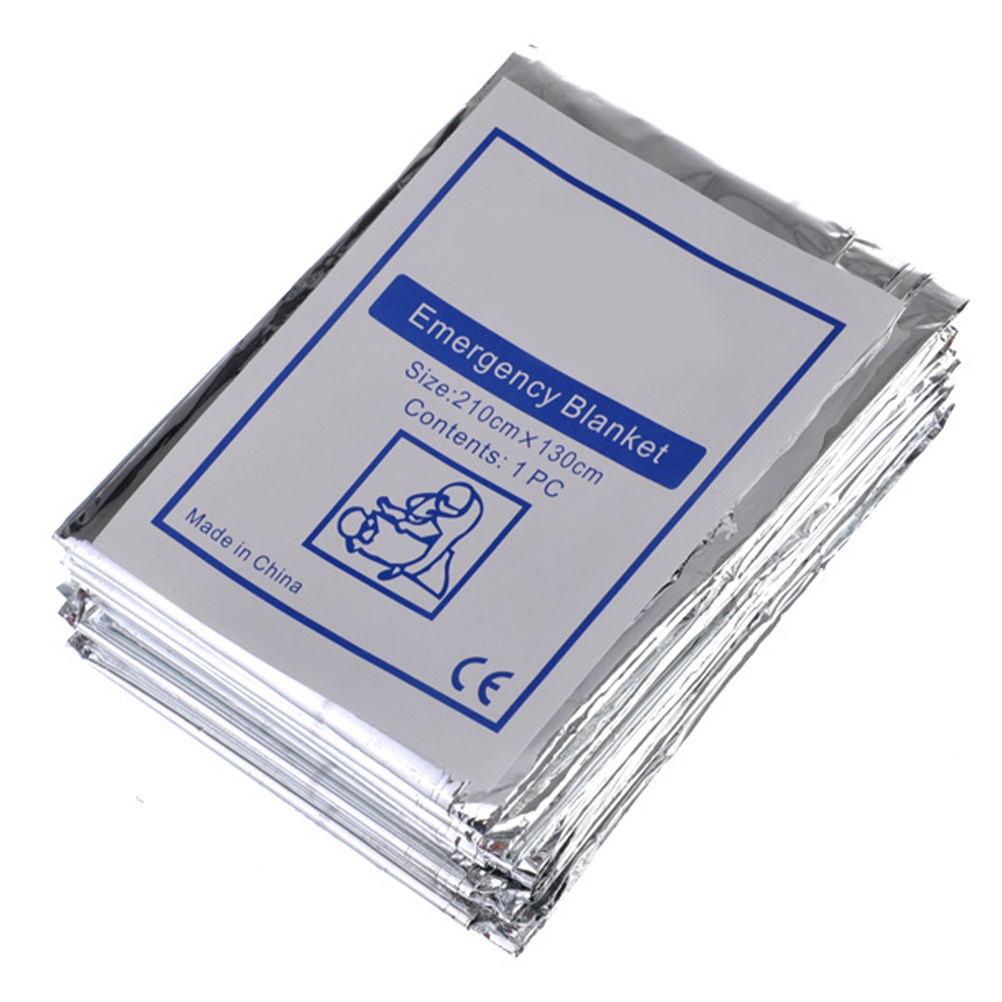 Survival Blanket Reflective - ผ้าห่มฉุกเฉินสะท้อนแสง ขนาด 210x130 ซม. สำหรับการเอาชีวิตรอดกลางแจ้ง ให้ความอบอุ่น