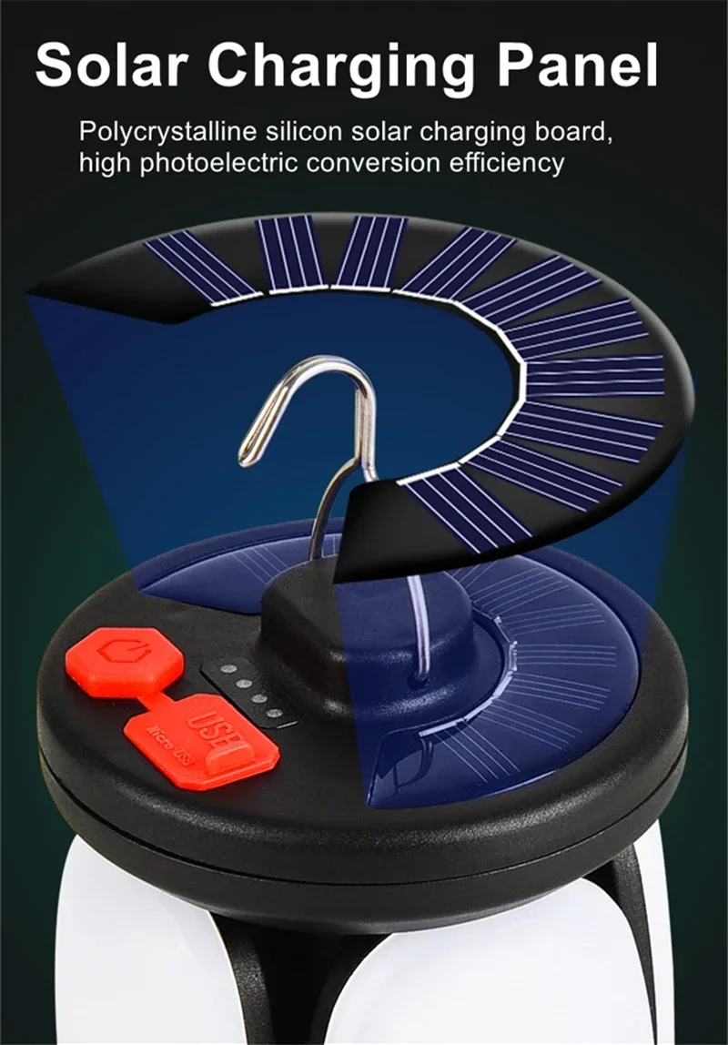 แสงกลางแจ้ง LED Leaf Camping โ - Solar Emergency Charger บทวิจารณ์และราคา