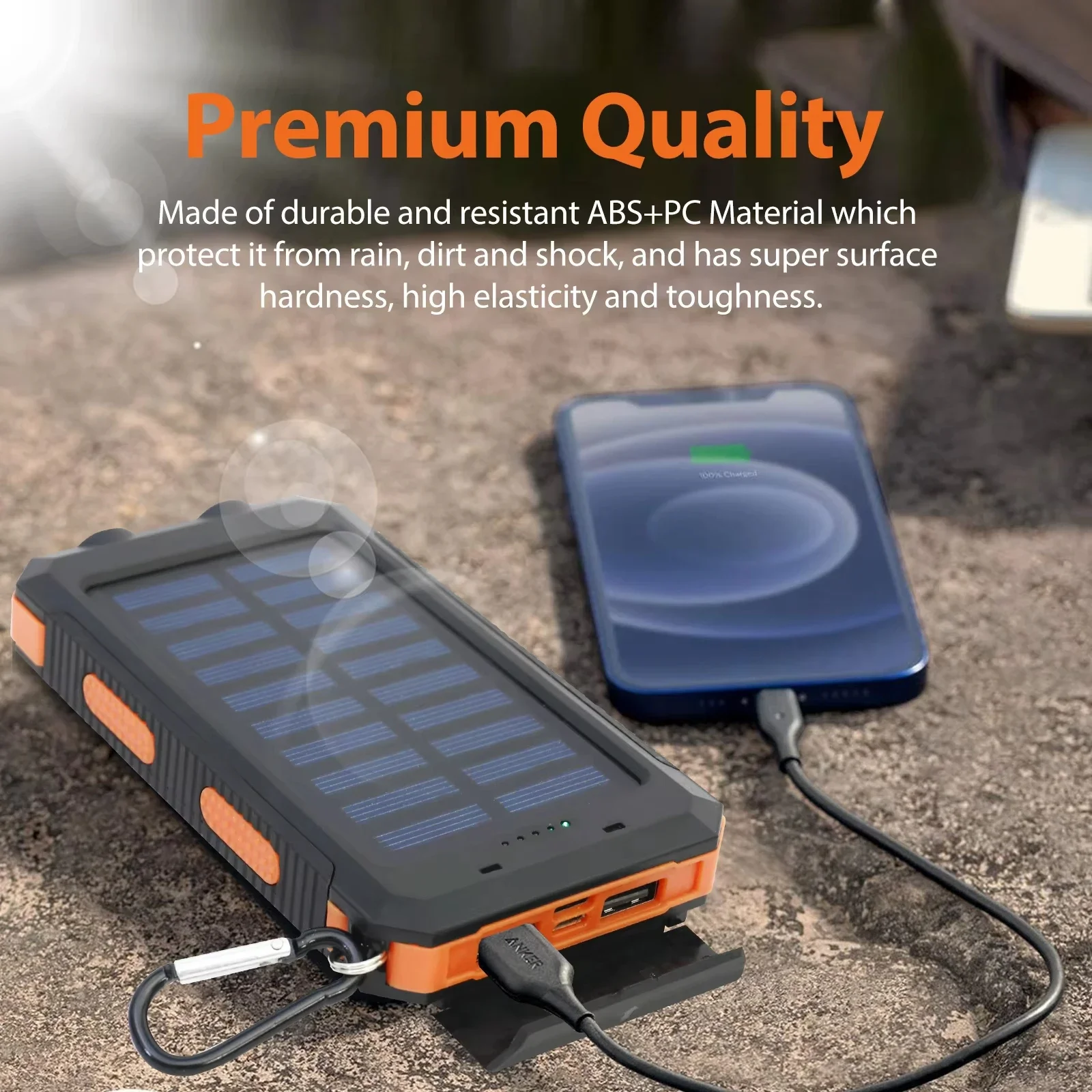 พาวเวอร์แบงค์พลังงานแสงอาทิตย์ - Solar Emergency Charger บทวิจารณ์และราคา